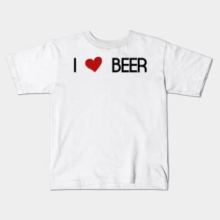 i love beer Kids T-Shirt